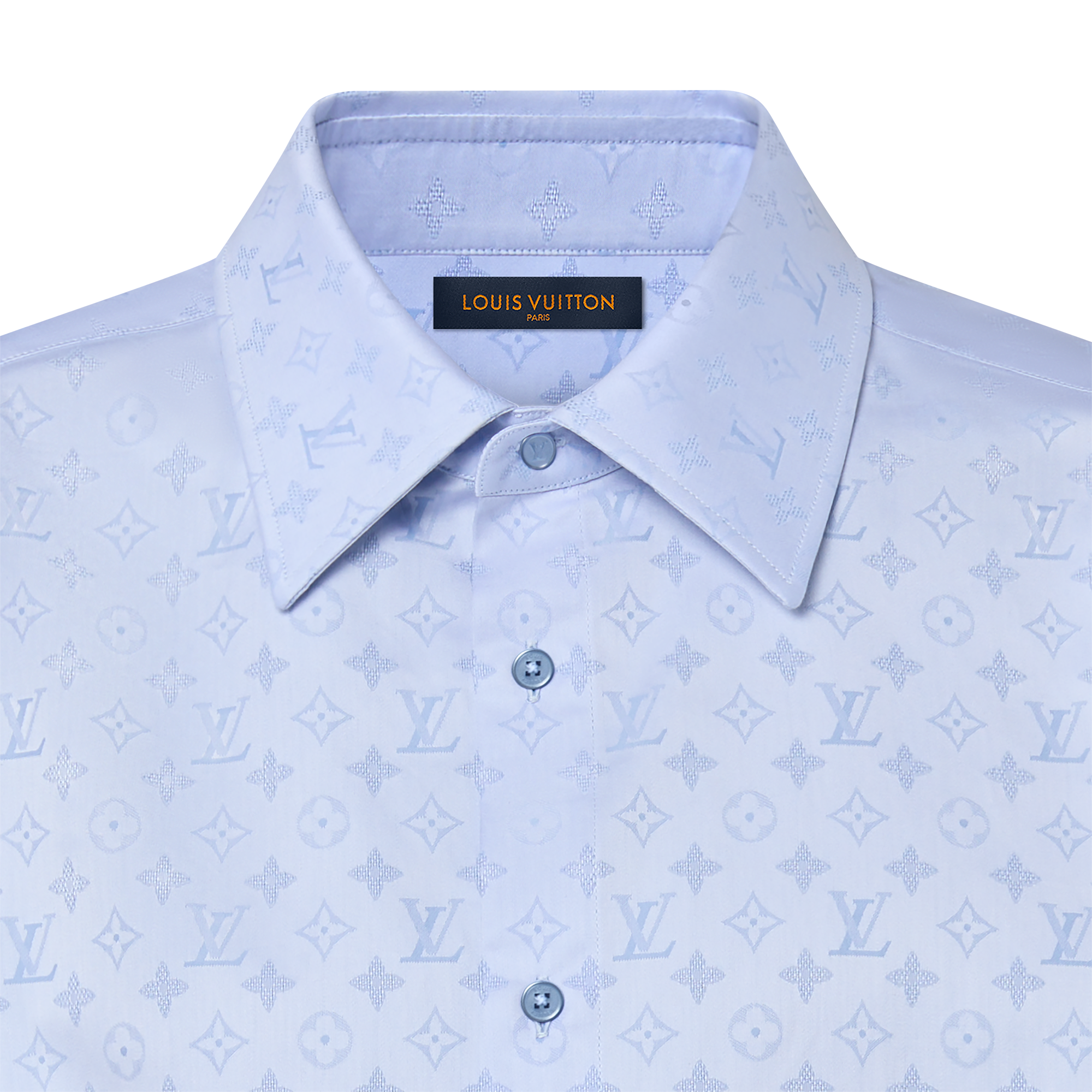 Monogram Short-Sleeved Shirt - Luxury Blue | LOUIS VUITTON